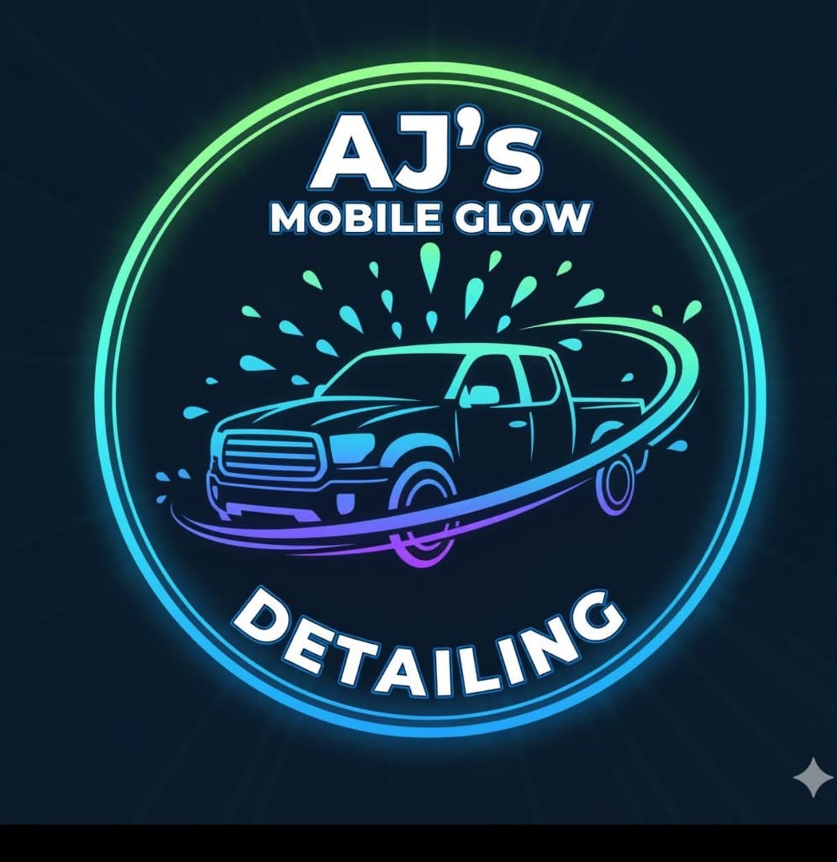 AJ's Mobile Glow Detailing logo
