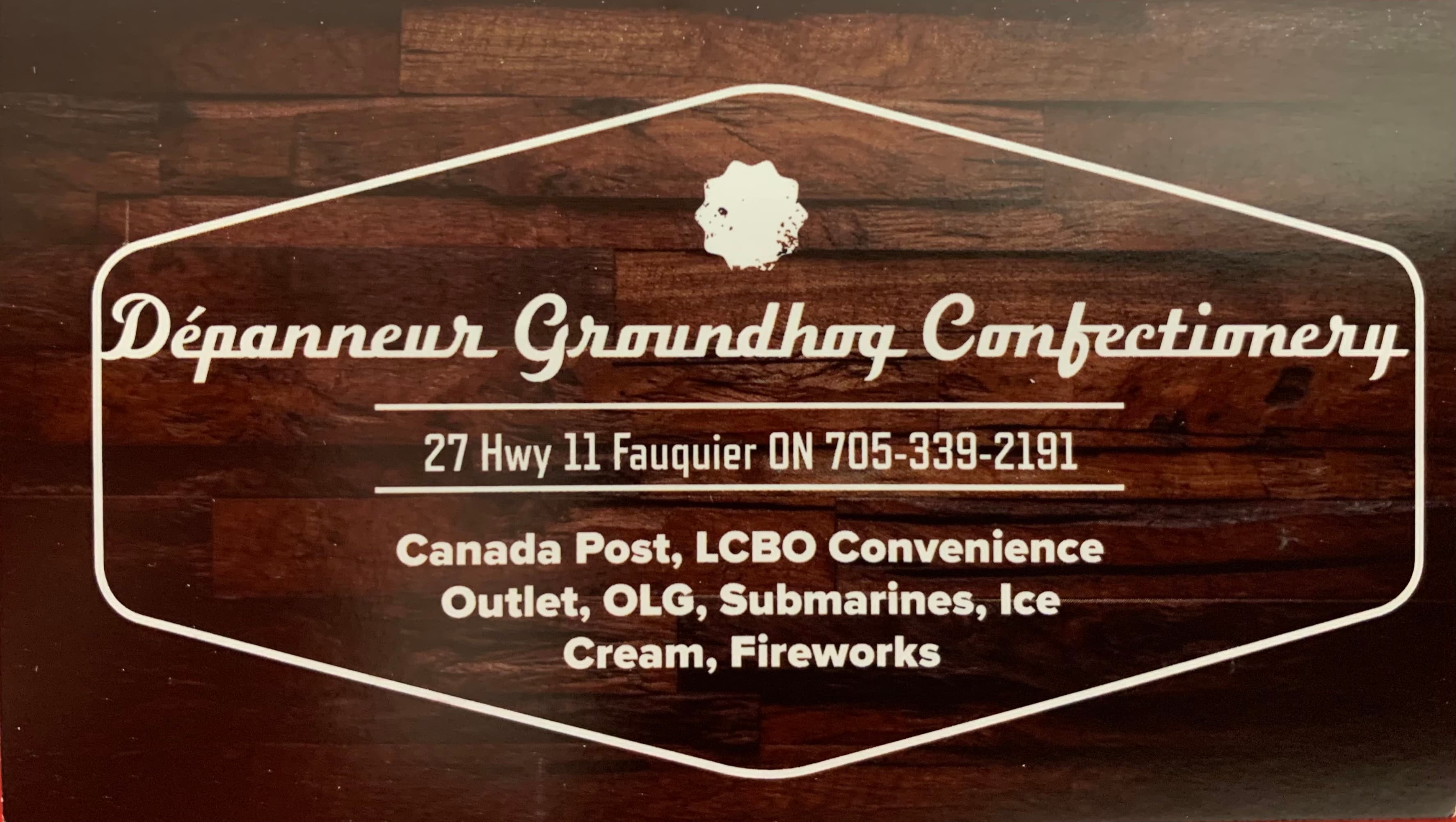 Dépanneur Groundhog Confectionery logo